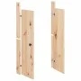 Puertas de cocina exterior 2 uds madera maciza pino 50x9x82 cm by , cabinet doors - Ref: Foro24-832358, Price: 47,46 €, Disco...