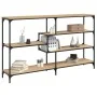 Mesa consola madera contrachapada roble Sonoma 160x32x95 cm by , Side tables - Ref: Foro24-833956, Price: 98,66 €, Discount: %