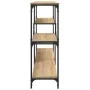 Mesa consola madera contrachapada roble Sonoma 160x32x95 cm by , Side tables - Ref: Foro24-833956, Price: 98,66 €, Discount: %