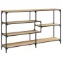 Mesa consola madera contrachapada roble Sonoma 160x32x95 cm by , Side tables - Ref: Foro24-833956, Price: 98,66 €, Discount: %