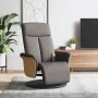 Sillón reclinable de masaje con reposapiés tela gris taupe de , Sillones - Ref: Foro24-356538, Precio: 259,81 €, Descuento: %