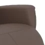Sillón reclinable con reposapiés cuero sintético marrón de , Sillones - Ref: Foro24-356586, Precio: 216,86 €, Descuento: %