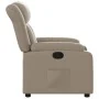 Sillón reclinable de cuero sintético color capuchino by , Armchairs - Ref: Foro24-373566, Price: 226,34 €, Discount: %