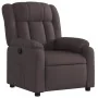 Sillón reclinable de tela marrón oscuro de , Sillones - Ref: Foro24-373579, Precio: 225,89 €, Descuento: %