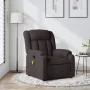 Sillón de masaje reclinable de tela marrón oscuro de , Sillones - Ref: Foro24-373591, Precio: 235,15 €, Descuento: %
