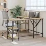 Escritorio madera de ingeniería roble Sonoma 139x139x75 cm von , Schreibtische - Ref: Foro24-837593, Preis: 102,49 €, Rabatt: %