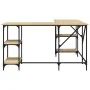 Escritorio madera de ingeniería roble Sonoma 139x139x75 cm von , Schreibtische - Ref: Foro24-837593, Preis: 102,49 €, Rabatt: %