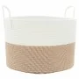 Cesta de almacenaje algodón marrón y blanco Ø51x33 cm de , Cestas - Ref: Foro24-358492, Precio: 40,92 €, Descuento: %