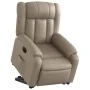 Sillón elevable eléctrico cuero artificial capuchino de , Sillones - Ref: Foro24-3205284, Precio: 360,57 €, Descuento: %