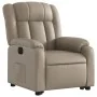 Sillón elevable eléctrico cuero artificial capuchino de , Sillones - Ref: Foro24-3205284, Precio: 360,57 €, Descuento: %