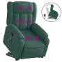 Silla de masaje reclinable de pie de tela verde oscura de , Sillones - Ref: Foro24-3205334, Precio: 335,23 €, Descuento: %