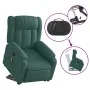 Silla de masaje reclinable de pie de tela verde oscura de , Sillones - Ref: Foro24-3205334, Precio: 335,23 €, Descuento: %
