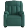 Silla de masaje reclinable de pie de tela verde oscura de , Sillones - Ref: Foro24-3205334, Precio: 335,23 €, Descuento: %