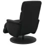 Sillón reclinable masaje con reposapiés cuero sintético negro de , Sillones - Ref: Foro24-356724, Precio: 281,76 €, Descuento: %