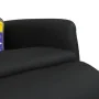 Sillón reclinable masaje con reposapiés cuero sintético negro de , Sillones - Ref: Foro24-356724, Precio: 281,76 €, Descuento: %