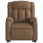 Sillón reclinable elevable de tela marrón by , Armchairs - Ref: Foro24-3205320, Price: 309,84 €, Discount: %