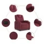 Sillón reclinable eléctrico tela rojo tinto de , Sillones - Ref: Foro24-3204347, Precio: 271,16 €, Descuento: %