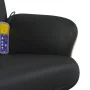 Sillón reclinable masaje con reposapiés cuero sintético negro de , Sillones - Ref: Foro24-356640, Precio: 203,28 €, Descuento: %