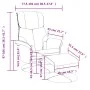 Sillón reclinable masaje con reposapiés cuero sintético negro de , Sillones - Ref: Foro24-356640, Precio: 203,28 €, Descuento: %