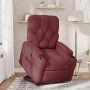 Sillón reclinable elevable tela rojo tinto de , Sillones - Ref: Foro24-3204713, Precio: 280,53 €, Descuento: %