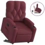 Sillón reclinable elevable tela rojo tinto de , Sillones - Ref: Foro24-3204713, Precio: 280,53 €, Descuento: %