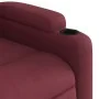 Sillón reclinable elevable tela rojo tinto de , Sillones - Ref: Foro24-3204713, Precio: 280,53 €, Descuento: %