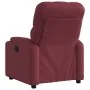 Sillón reclinable eléctrico tela rojo tinto de , Sillones - Ref: Foro24-3204689, Precio: 247,18 €, Descuento: %