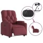 Sillón reclinable eléctrico tela rojo tinto de , Sillones - Ref: Foro24-3204689, Precio: 247,18 €, Descuento: %