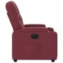 Sillón reclinable eléctrico tela rojo tinto de , Sillones - Ref: Foro24-3204689, Precio: 247,18 €, Descuento: %