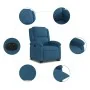 Sillón eléctrico reclinable elevable de terciopelo azul von , Sessel - Ref: Foro24-3204332, Preis: 361,56 €, Rabatt: %