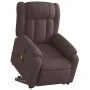 Sillón masaje eléctrico reclinable elevable tela marrón oscuro by , Armchairs - Ref: Foro24-3205357, Price: 366,63 €, Discoun...