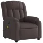Sillón masaje eléctrico reclinable elevable tela marrón oscuro by , Armchairs - Ref: Foro24-3205357, Price: 366,63 €, Discoun...
