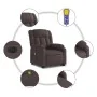 Sillón masaje eléctrico reclinable elevable tela marrón oscuro by , Armchairs - Ref: Foro24-3205357, Price: 366,63 €, Discoun...