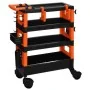 FX-Tools Carrito de herramientas de 4 niveles negro y naranja de , Carretillas de carga - Ref: Foro24-447439, Precio: 63,63 €...