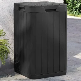 Cubo de basura de exterior PP gris antracita 38x38x65 cm von , Mülltonnen und Mülltonnen - Ref: Foro24-364224, Preis: 147,35 ...