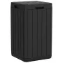 Cubo de basura de exterior PP gris antracita 38x38x65 cm by , Garbage cans and trash cans - Ref: Foro24-364224, Price: 147,35...