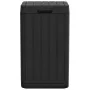 Cubo de basura de exterior PP gris antracita 38x38x65 cm by , Garbage cans and trash cans - Ref: Foro24-364224, Price: 147,35...