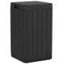 Cubo de basura de exterior PP gris antracita 38x38x65 cm by , Garbage cans and trash cans - Ref: Foro24-364224, Price: 147,35...