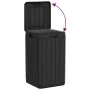 Cubo de basura de exterior PP gris antracita 38x38x65 cm by , Garbage cans and trash cans - Ref: Foro24-364224, Price: 147,35...