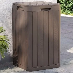 Cubo de basura de exterior PP marrón 38x38x65 cm von , Mülltonnen und Mülltonnen - Ref: Foro24-364226, Preis: 122,72 €, Rabat...
