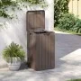 Cubo de basura de exterior PP marrón 38x38x65 cm by , Garbage cans and trash cans - Ref: Foro24-364226, Price: 122,72 €, Disc...