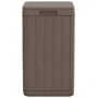 Cubo de basura de exterior PP marrón 38x38x65 cm by , Garbage cans and trash cans - Ref: Foro24-364226, Price: 122,72 €, Disc...