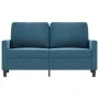 Sofá de 2 plazas terciopelo azul 120 cm de , Sofás - Ref: Foro24-359198, Precio: 232,74 €, Descuento: %