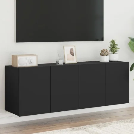 Muebles para TV de pared 2 unidades negro 60x30x41 cm de , Muebles TV - Ref: Foro24-836941, Precio: 74,95 €, Descuento: %