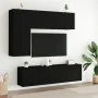 Muebles para TV de pared 2 unidades negro 60x30x41 cm de , Muebles TV - Ref: Foro24-836941, Precio: 74,95 €, Descuento: %