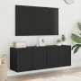 Muebles para TV de pared 2 unidades negro 60x30x41 cm de , Muebles TV - Ref: Foro24-836941, Precio: 74,95 €, Descuento: %