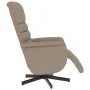 Sillón reclinable con reposapiés cuero sintético capuchino de , Sillones - Ref: Foro24-356707, Precio: 215,23 €, Descuento: %