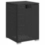 Mesa cubierta para bombona de propano ratán negro 40x40x60 cm de , Mesas de jardín - Ref: Foro24-366294, Precio: 72,13 €, Des...