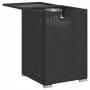 Mesa cubierta para bombona de propano ratán negro 40x40x60 cm de , Mesas de jardín - Ref: Foro24-366294, Precio: 72,13 €, Des...