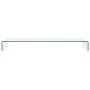 Soporte para TV/Elevador monitor cristal claro 110x30x13 cm de , Muebles TV - Ref: Foro24-244132, Precio: 111,80 €, Descuento: %